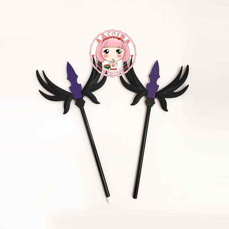 lol英雄联盟 拉克丝 大元素使 黑暗 法杖 cosplay道具武器