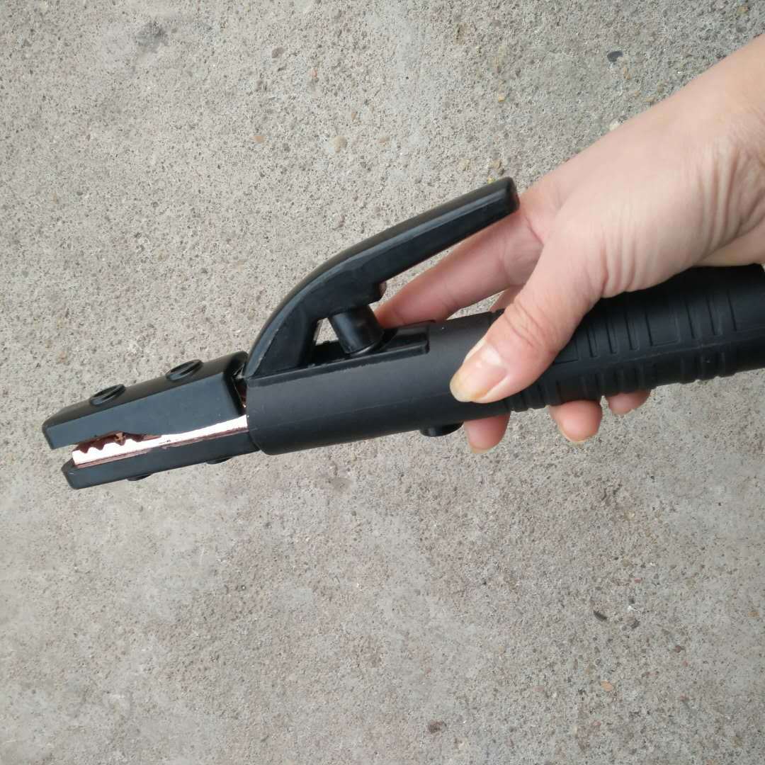 自产自销 美式纯铜锻造电焊钳1000a 加厚重型焊把不烫手电焊夹