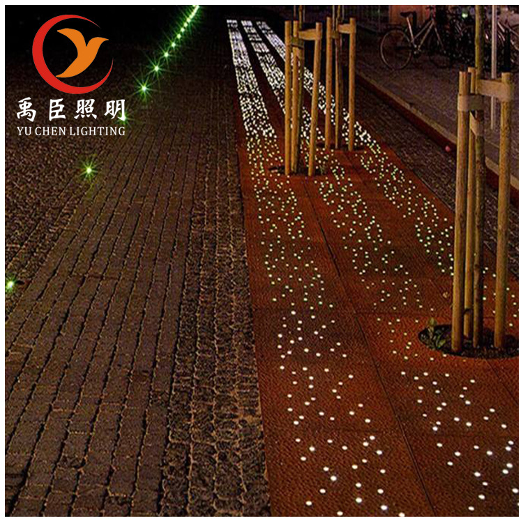 led光纤地埋灯满天星跑道广场公园水池埋地光纤水底泳池光纤灯