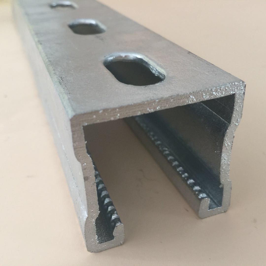 锌镁铝u型钢热镀锌抗震支架成品支吊架锌铝镁抗震支架