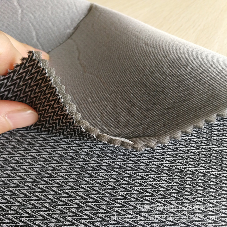 厂家供应四层tpu防水复合面料双色天鹅绒复合防水鞋套复合布加工