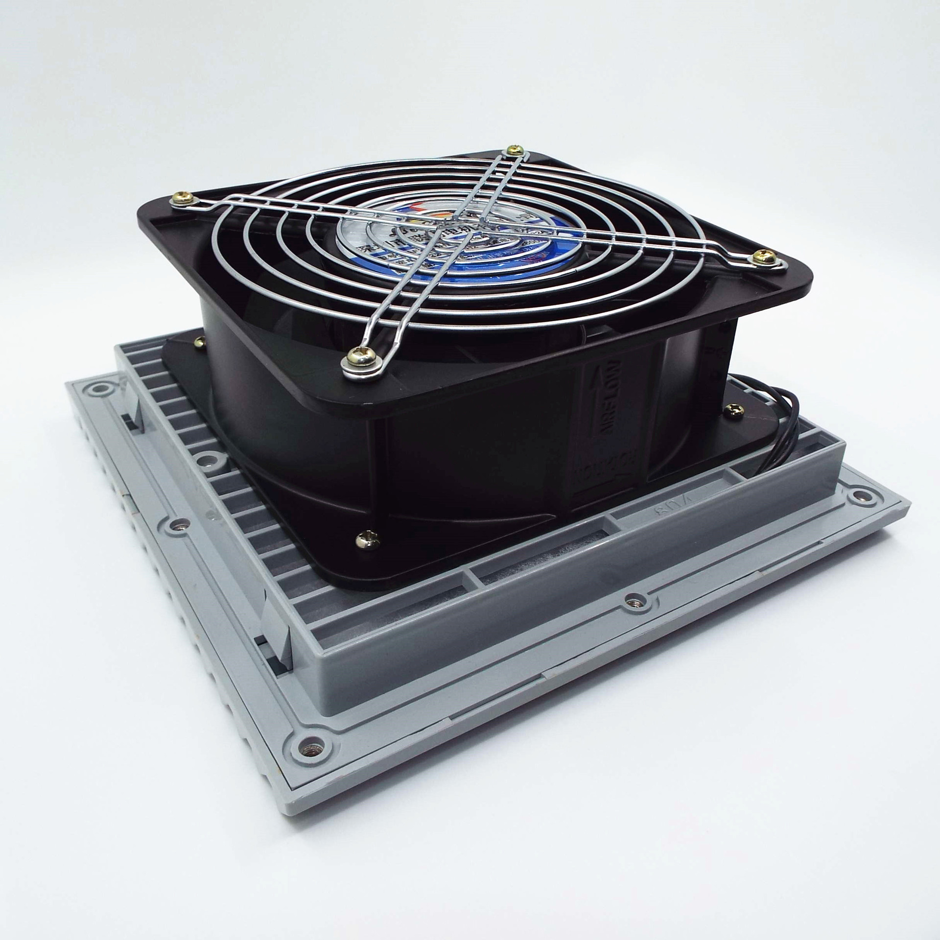 塑料百叶窗滤网通风网组配电柜风机网罩散热防尘阻燃材料现货