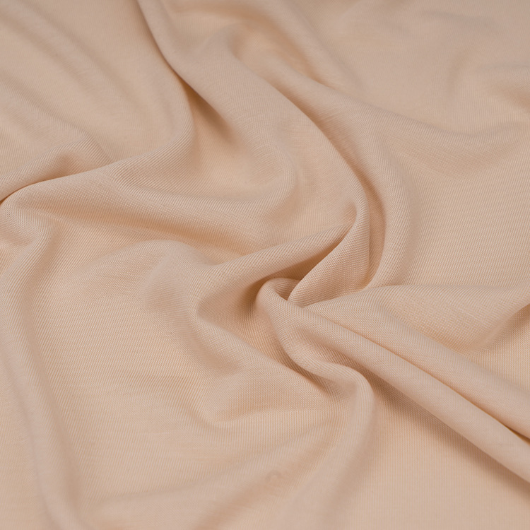 50s铜氨丝针织面料 砂洗单面莫代尔 春夏休闲服时装t恤面料现货