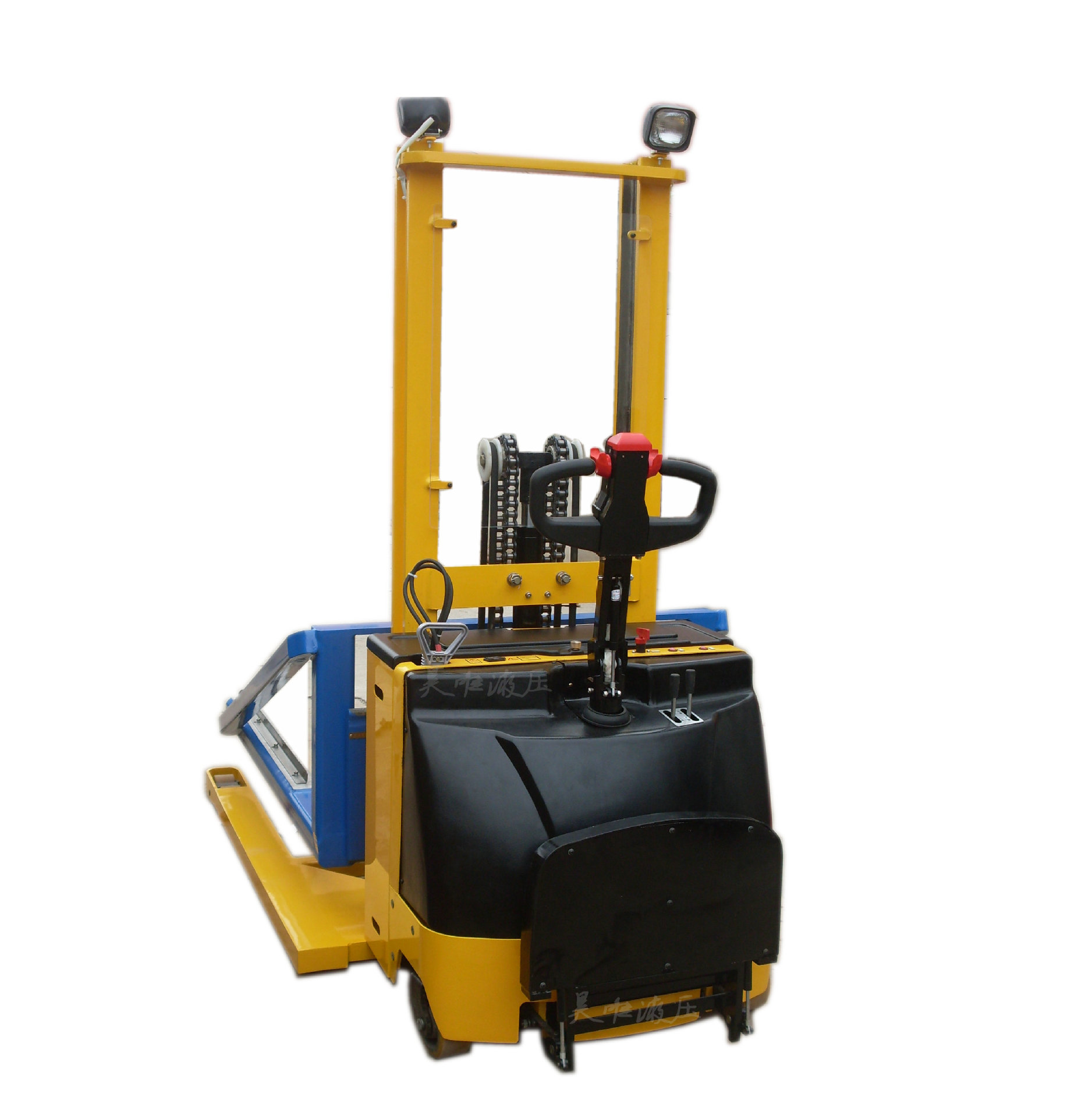 半电动油桶装卸车cot全电动油桶称重翻转倒料车  手动油桶倒料车