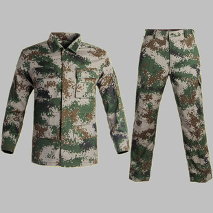 07夏迷彩服套装男女款军训服 户外作训服迷彩军旅工装批发