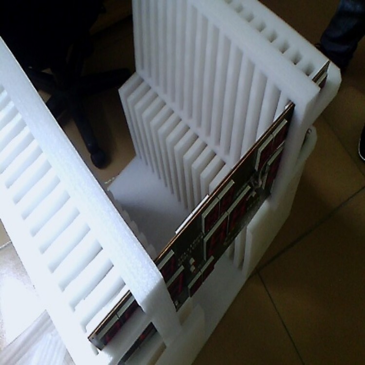 工厂供应珍珠棉 电路板珍珠棉卡槽 黑色防静电珍珠棉泡沫板