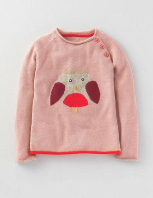 山东毛衣厂儿童毛衫生产bo专柜款圣诞节小鸡手工绣套头衫打底衫