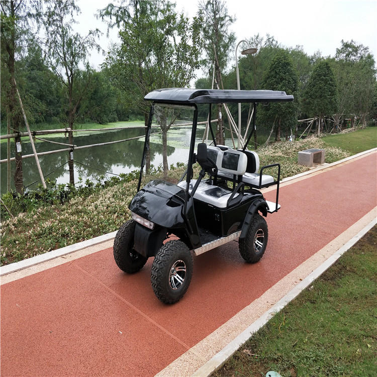 新品四座带棚警务巡逻全地形油电两用新能源低速智能四轮电动车