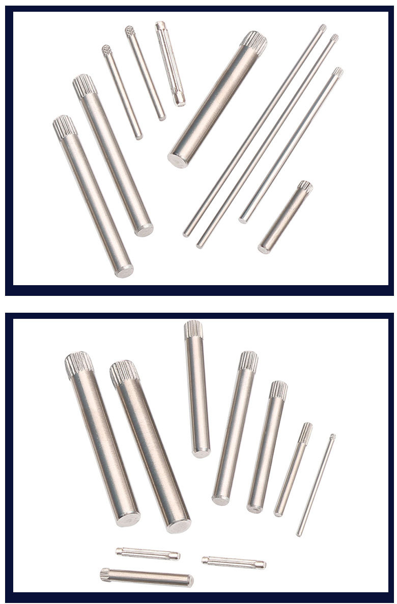 定做滚花销 不锈钢销子 压花轴 搓花轴 滚花销轴 玩具车轴 咬花轴