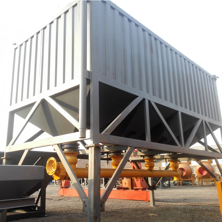 集装箱卧式水泥仓50移动搅拌站80吨卧式水泥罐厂家直供