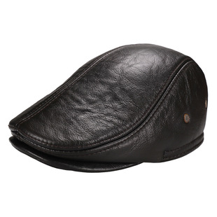 真皮帽子男