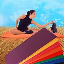 整张彩色防护瑜伽垫体操舞蹈练功垫健身折叠运动海绵垫 普拉提垫