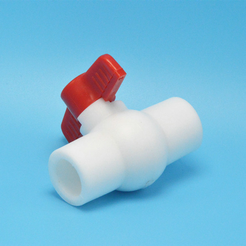 厂家直销pp-r全塑球阀纯原料塑料球阀ppr材质