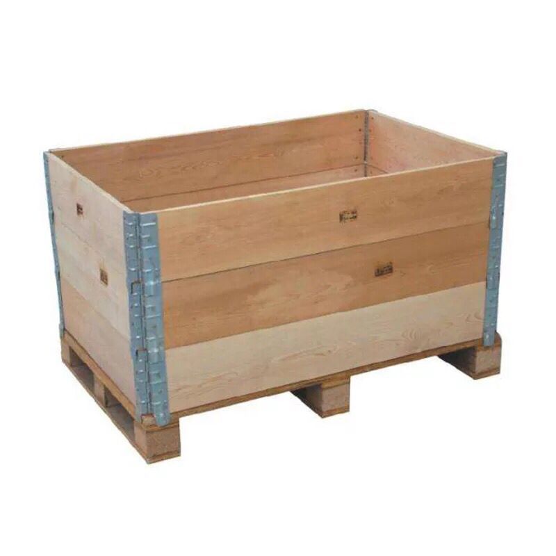 上海厂家定做围板箱定制批发 出口木框箱木托盘胶合板折叠框木箱