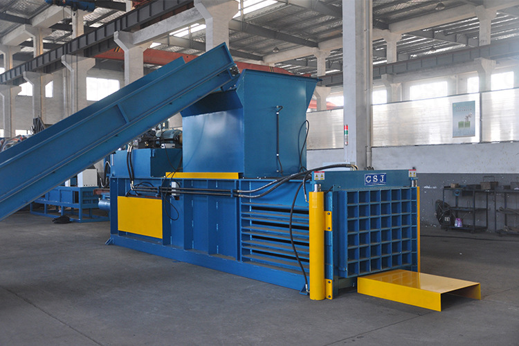 纤维液压打包机江苏打包机60150吨塑料液压打包机卧式半自动