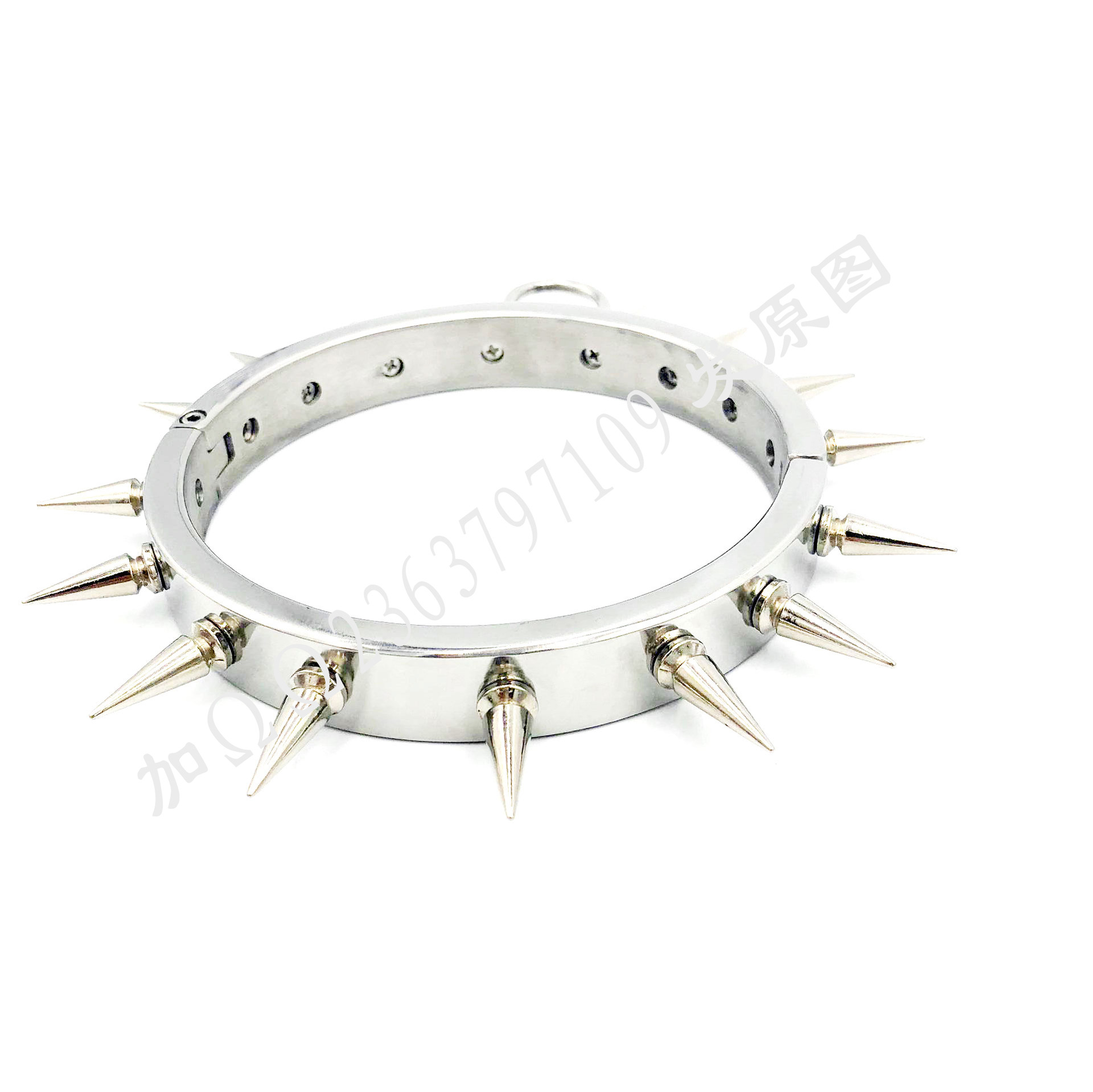 黑帝厂家直销 成人情趣用品带刺刺激手足连铐 男女束缚皮带锁手铐