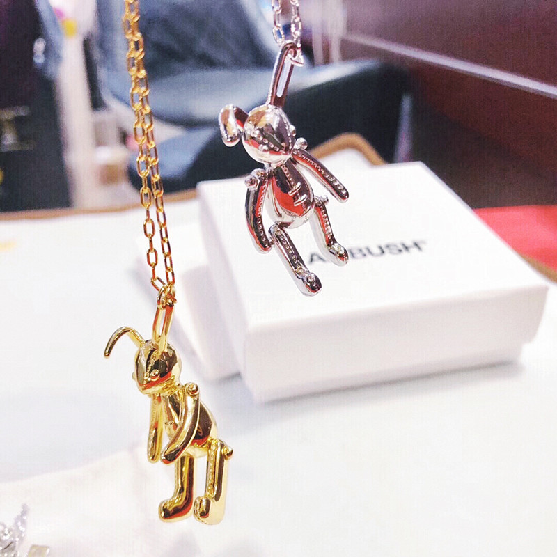 ambush折耳兔项链 ins超火网红同款折耳兔吊坠毛衣链