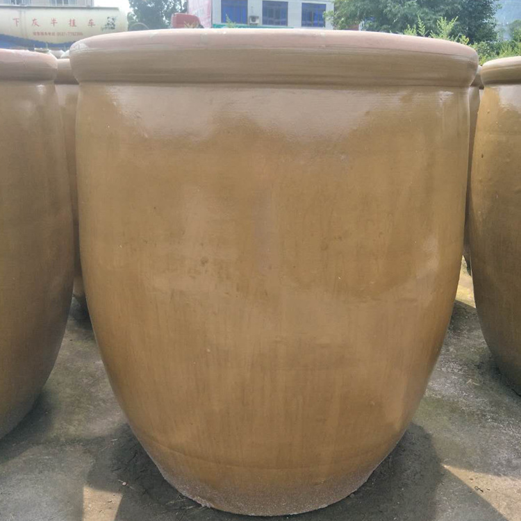 四川粗陶水缸大 陶瓷酱缸 土陶黄酒发酵缸 米瓦罐缸1000斤批发