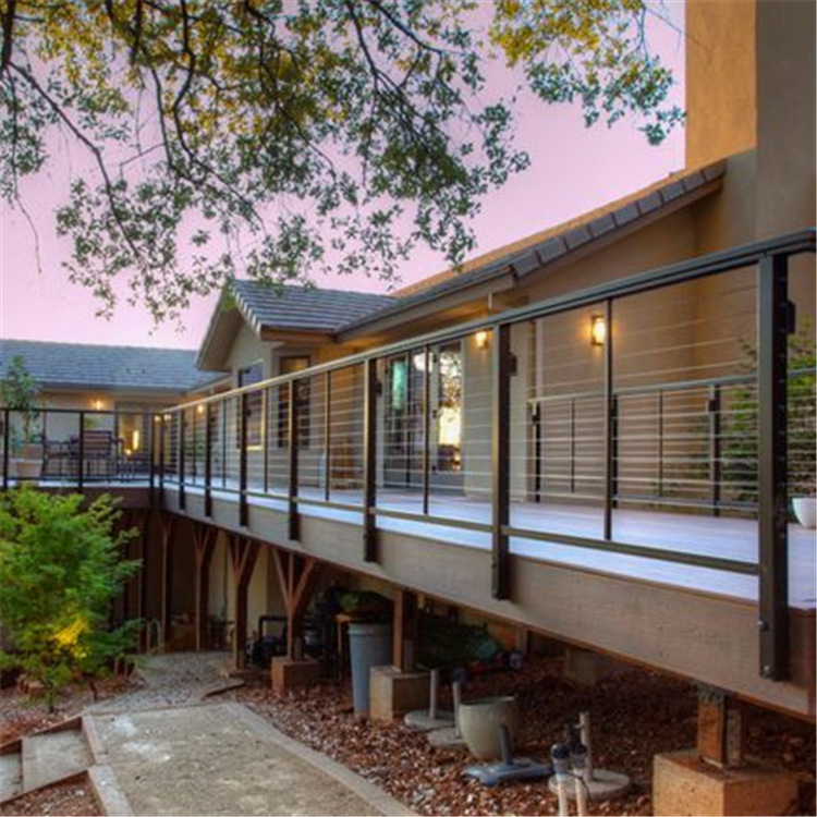 小清新 现代小别墅 不锈钢绳索围栏 简单易安装的绳索护栏