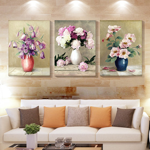 室内画玄关电视墙家装饭厅装修床头家里长方形客厅装饰画现代