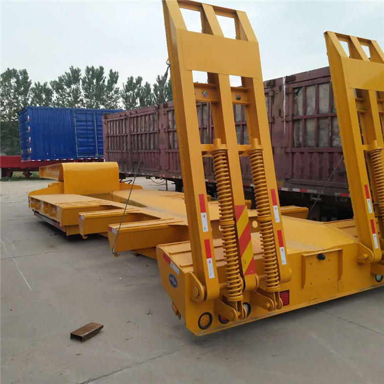 供应中集45尺集装箱骨架运输半挂车 两轴集装箱运输挂车配置齐全-报价