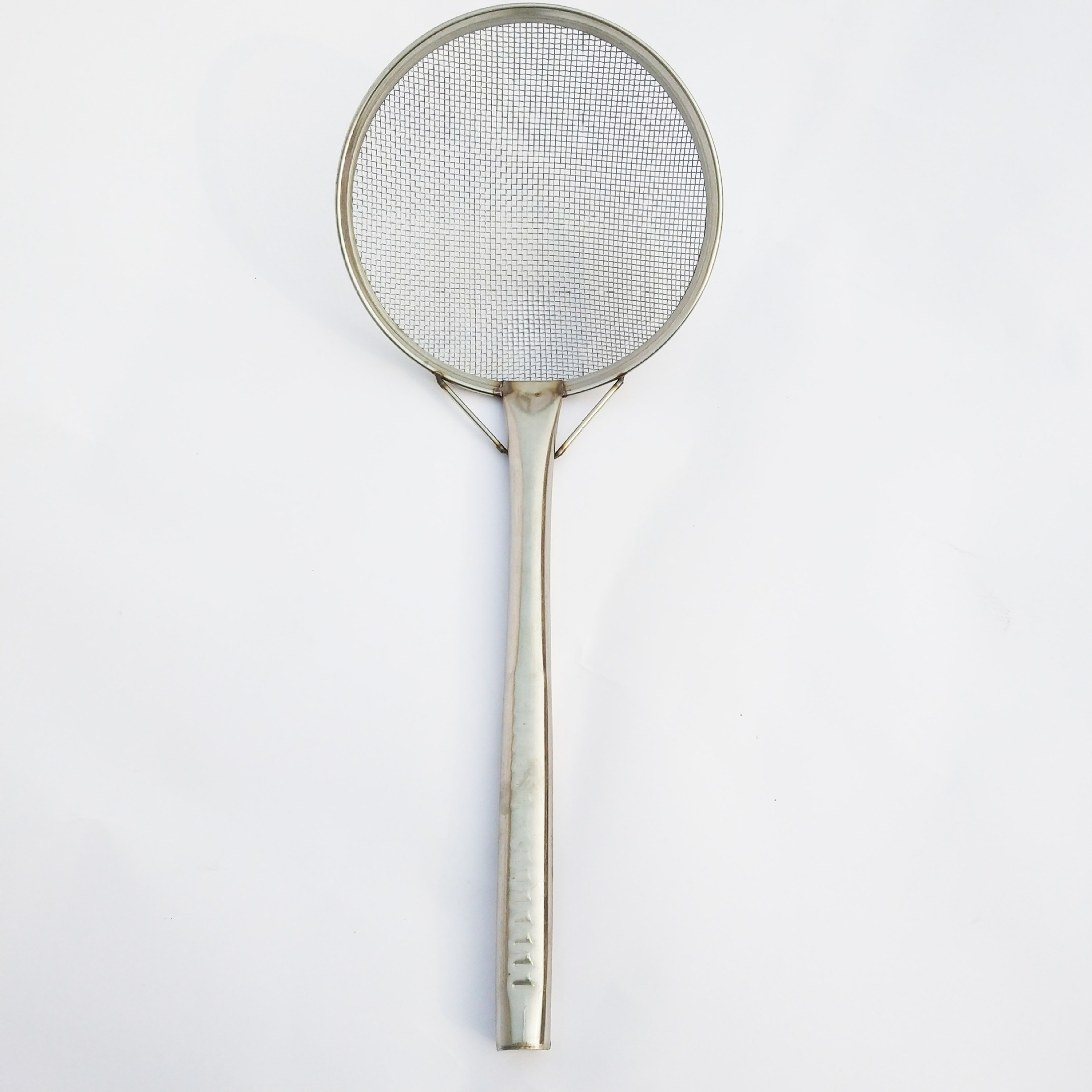 笊篱不锈钢把笊篱捞菜笊篱10目细网笊篱电镀网笊篱18号