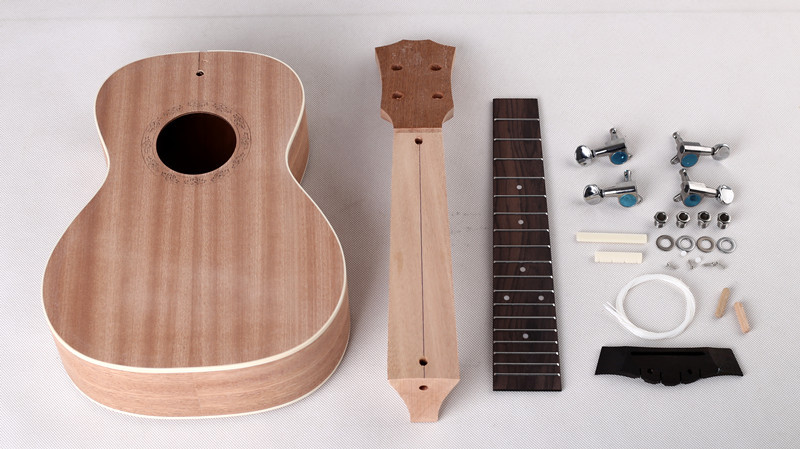 23寸尤克里里diy乌克丽丽小吉他 手工组装彩绘尤克里里团建