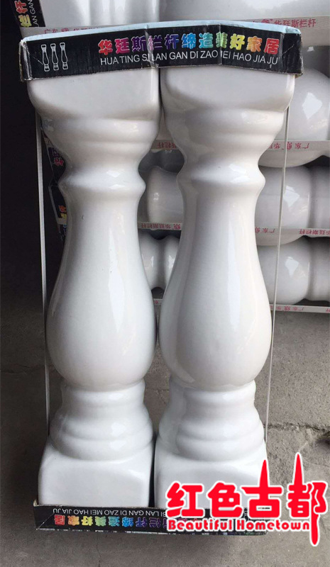 佛山陶瓷栏杆 别墅围墙阳台护栏 瓷瓶柱 50高60高70高水瓶柱栏杆