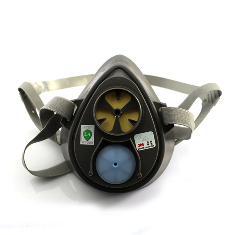 正品3m3200防尘半面罩 3000过滤式防毒面具 防毒面罩喷漆防护口罩