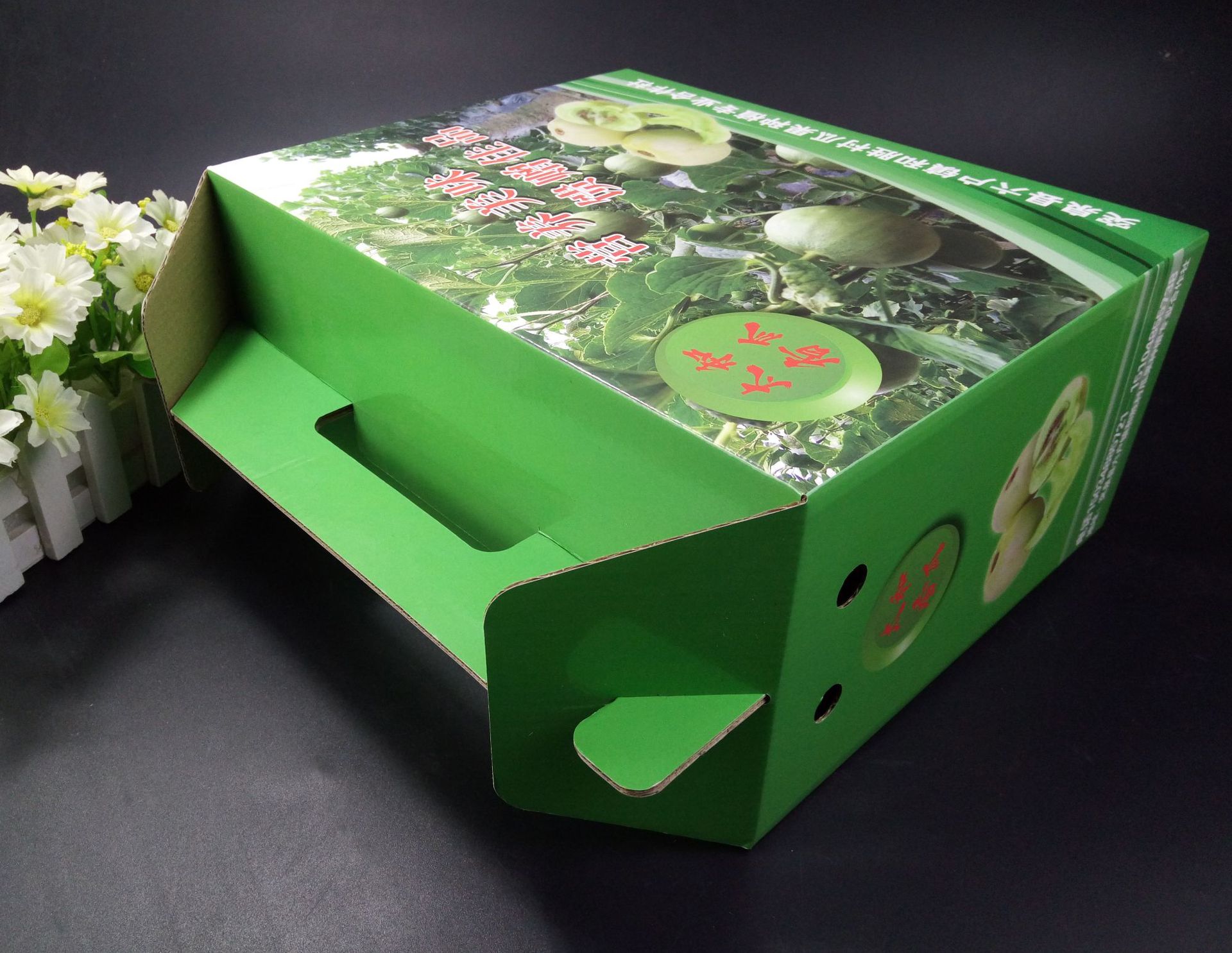 定做水果箱子包装箱香瓜礼盒批发哈密瓜包装盒纸箱甜瓜包装盒礼盒