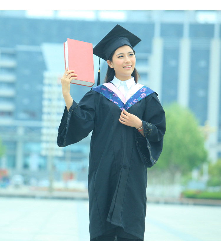学士服大学生学院风学位服文理科硕博士服 毕业照礼服学士帽