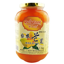 千喜葵立克台农芒果茶 芒果酱 果肉饮料浓浆1.1kg奶茶甜品原料