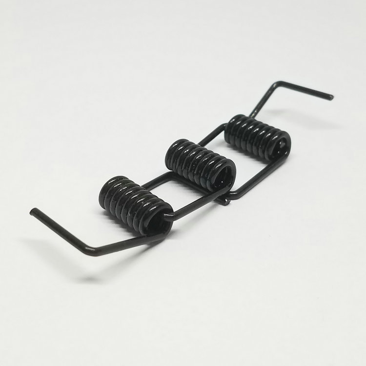 5夹子扭簧 电镀黑锌扭簧 定制扭力弹簧 耐高温扭转弹簧