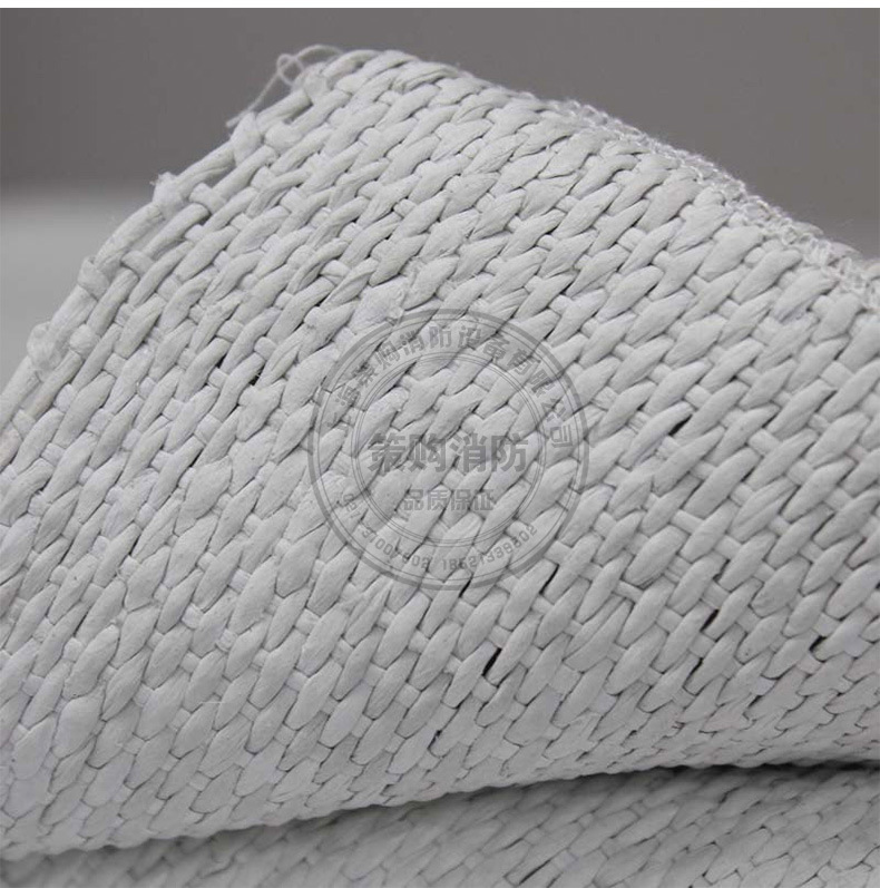 石棉被灭火毯逃生石棉毯加油站防火毯双层1.5*1.5米纤维灭火毯