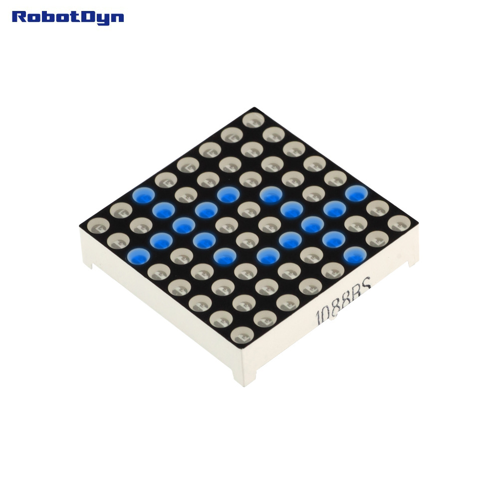 matrix led 8x8 commone-anode, blue (pack 5 pcs)
