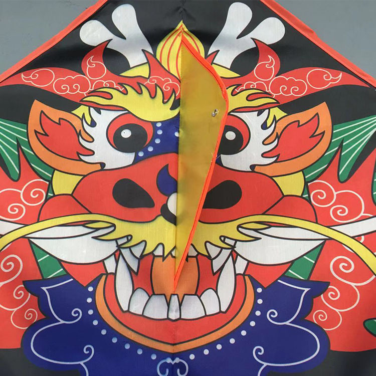 2019新款龙头风筝手工印刷双色龙风筝潍坊风筝批发成人儿童龙风筝