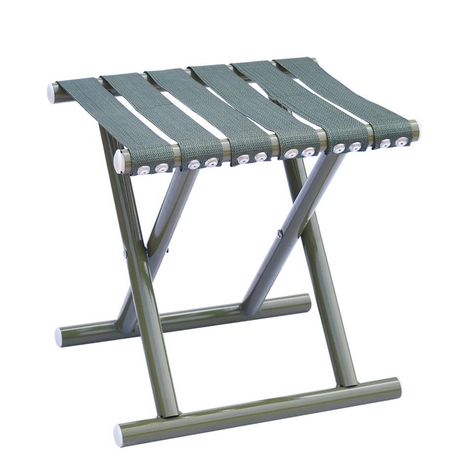 40银铆钉管马扎 折叠椅钓鱼凳 铁马扎户外用品钓鱼凳