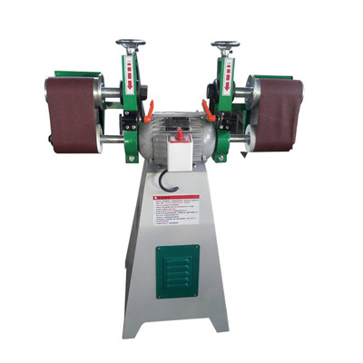 厂家直销木工机械mm2415海绵轮砂光机卧式双头抛光机木工砂带机