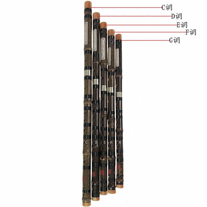 单插白铜两节可拆紫竹笛子音准音色好初学演奏cdefg调