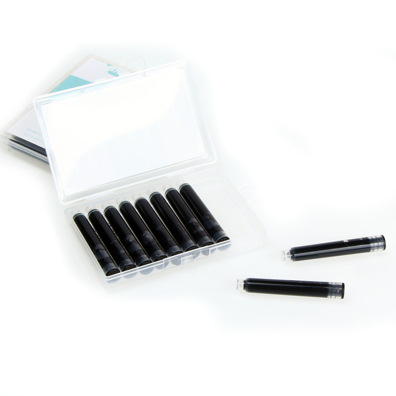 10支装黑色墨囊 软笔专用水性墨水墨囊 钢笔便携毛笔专用墨囊