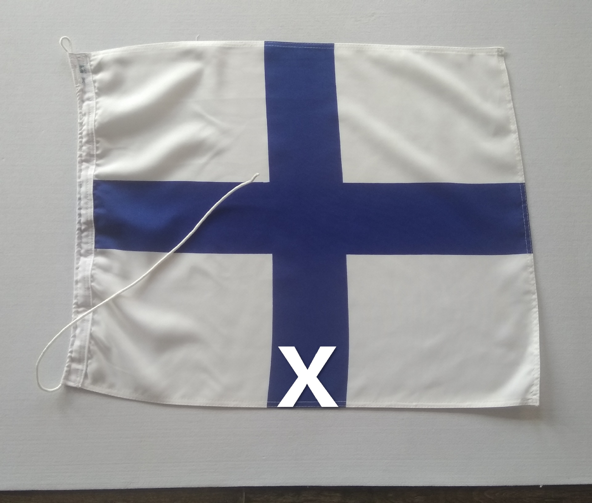 定制手工水印海事旗300d旗纱100d春亚纺110克经编布正反面无色差