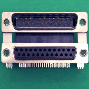 d-sub (dr) db25公对25母 双层(连体,上下层,双胞胎) 连接器