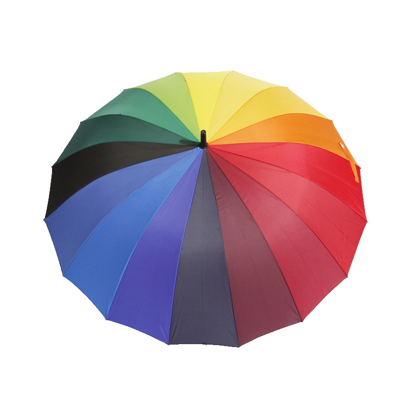 Factory Direct Supply 70 Large Sized Creative Advertising Gift Umbrella South Korea Rainbow Umbrella Gift Logo Sunny Umbrella Wholesale