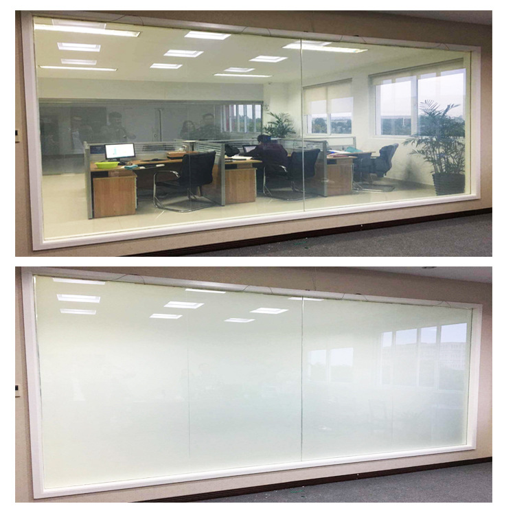 江苏通电玻璃厂家雾化隔断66调光玻璃低价