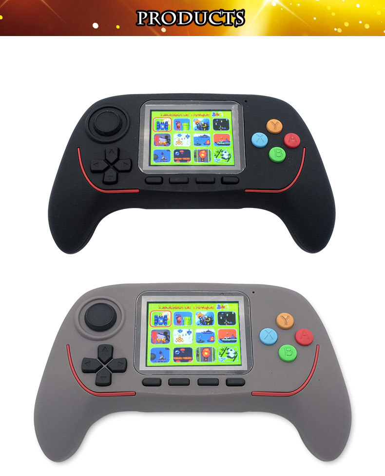 梦龙中英文游戏机掌机儿童玩具 16位摇杆手柄高清电子掌上游戏机