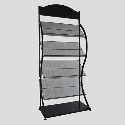 铁艺杂志架展示架办公宣传单页架资料架 落地报纸架报刊架