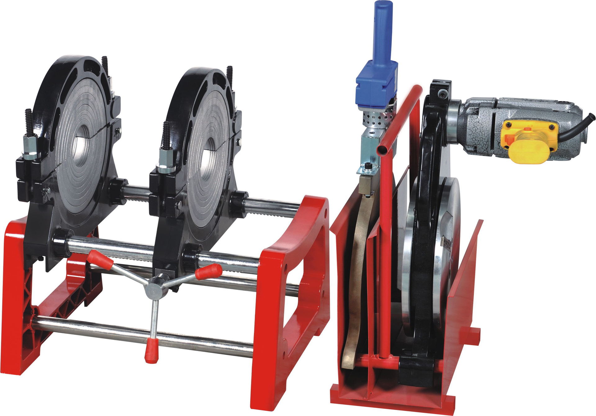 包邮高配63-200四柱手动对焊机pe管焊接机 对接机 熔接器 热熔器