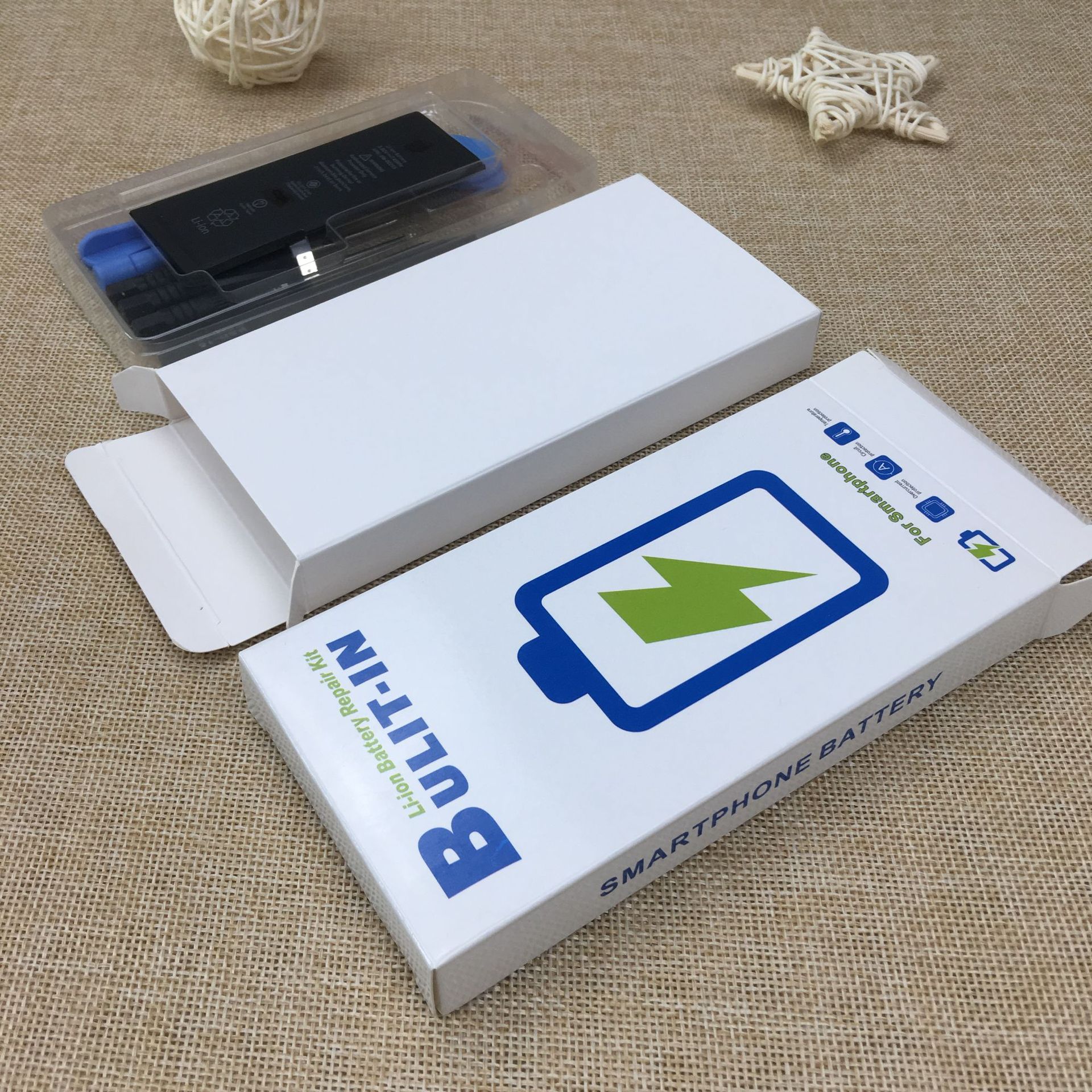 金达订制苹果电池包装盒 手机拆机工具盒 3c数码小白盒 吸塑包装