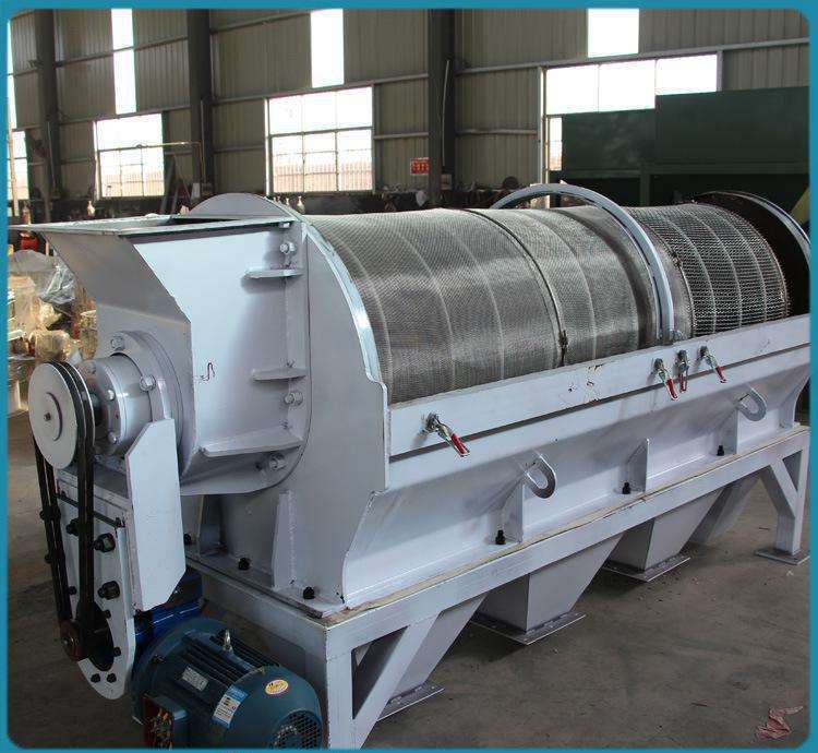 河南滚筒分级筛 圆筒形振动筛分机聚氨酯筛网厂家直供可定制