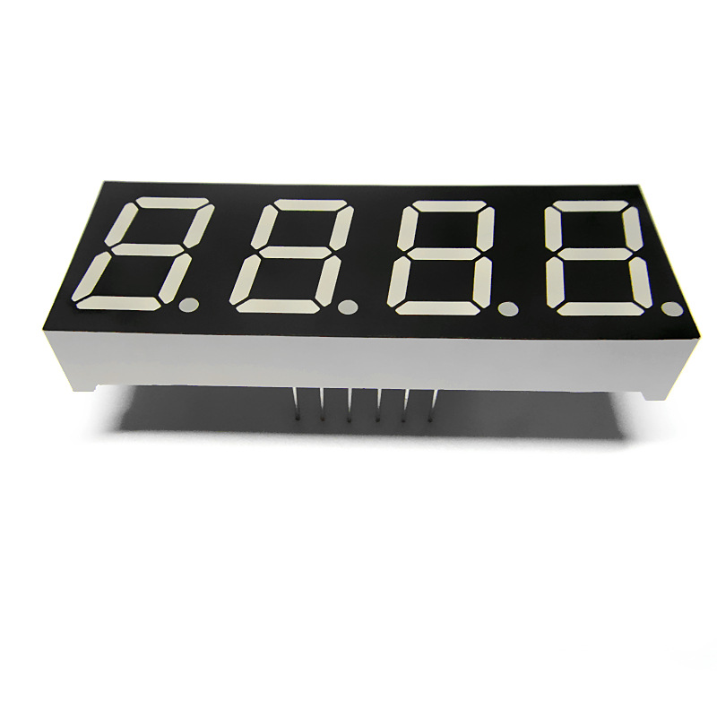 工厂供应led数码屏直插式0.56四位七段数码管 红光 绿光 蓝白光